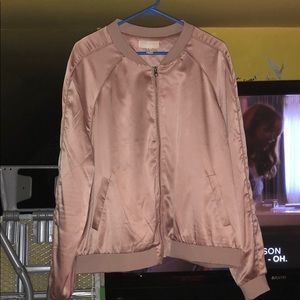 Light Pink Bomber Jacket